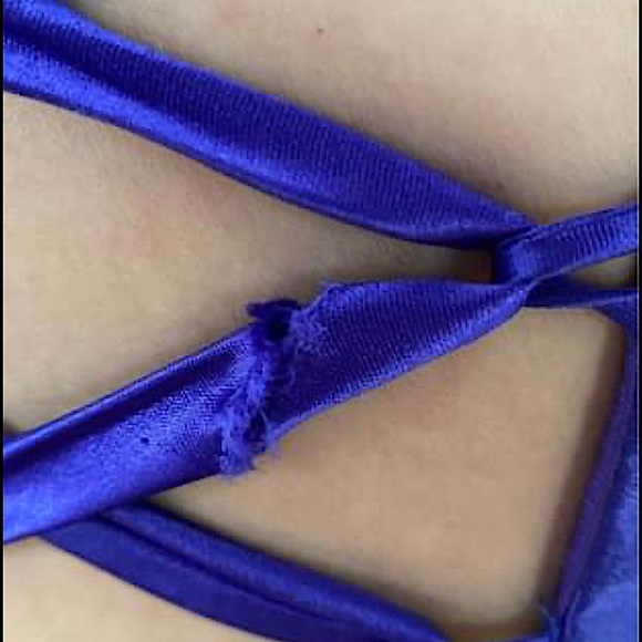 Jessica McClintock Strapless Purple Bubble Dress - Picture 3 of 5